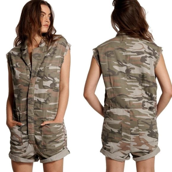 Nwt One Teaspoon Camo Safari Bandit 